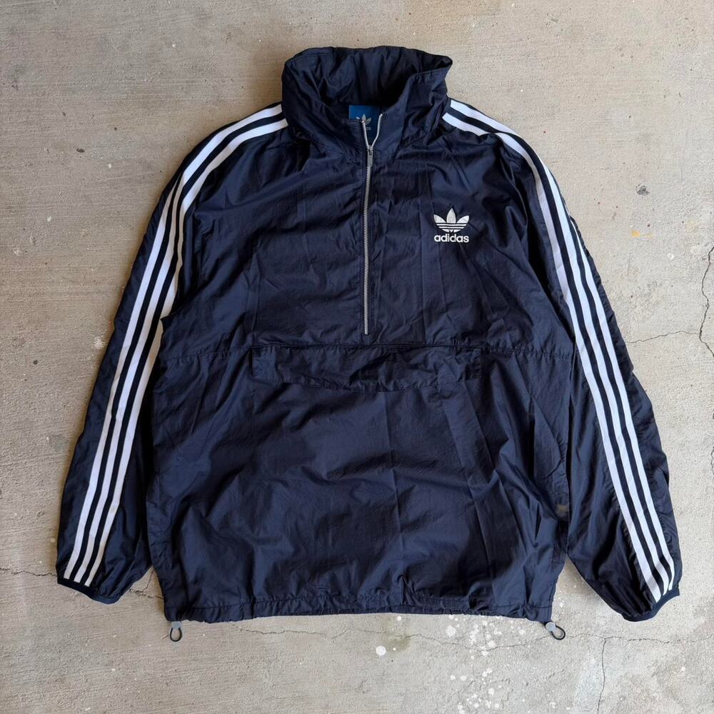 Adidas originals mens half zip windbreaker